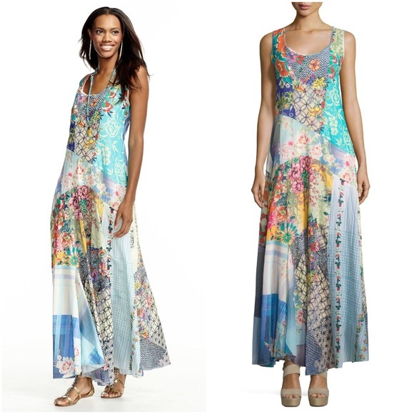 cotton patchwork dress